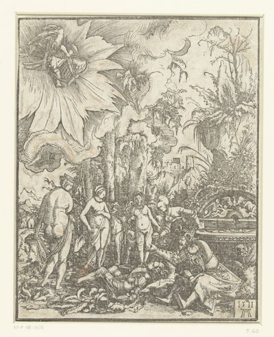 Pariisin unelma Pariisin tuomio tekijältä Albrecht Altdorfer
