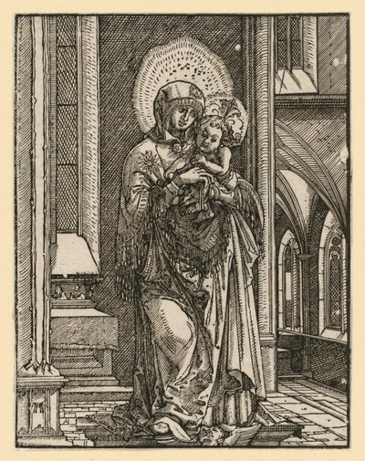 “Kaunis Maria Regensburgilainen” kirkossa tekijältä Albrecht Altdorfer