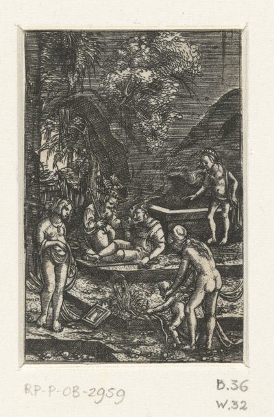 Unelma Pariisista Pariisin tuomio tekijältä Albrecht Altdorfer