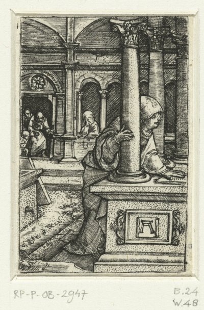 Maria etsii poikaansa synagogasta tekijältä Albrecht Altdorfer