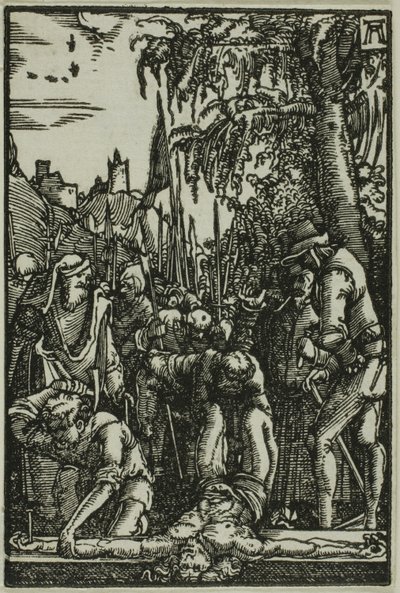 Ristiin naulitseminen, ihmisen lankeemuksesta ja lunastamisesta tekijältä Albrecht Altdorfer
