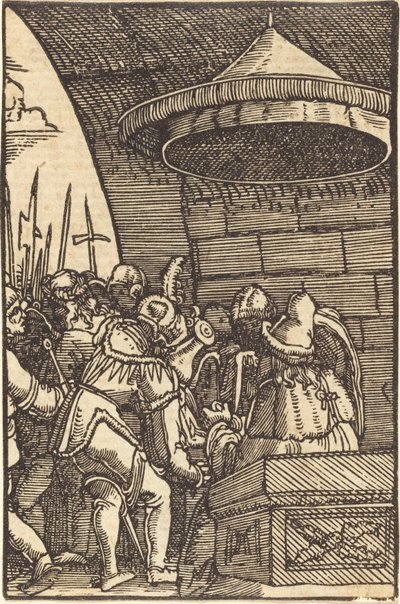 Pilatus pesee kätensä tekijältä Albrecht Altdorfer