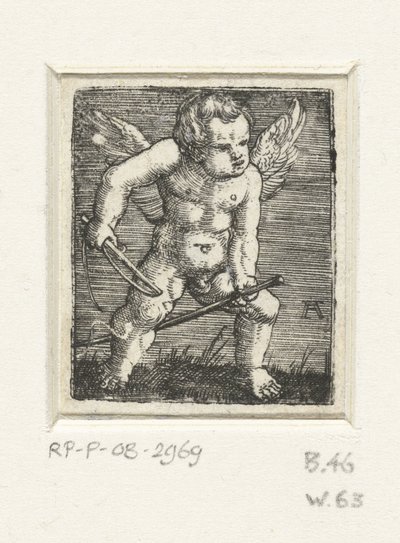 Putto harrastushevosen kanssa tekijältä Albrecht Altdorfer