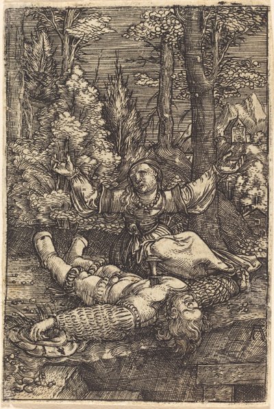 Pyramus ja Thisbe tekijältä Albrecht Altdorfer