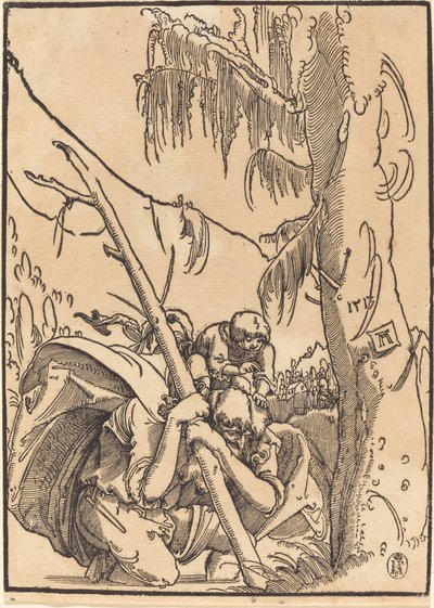 Pyhä Christopher tekijältä Albrecht Altdorfer