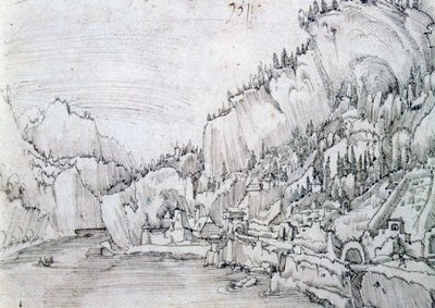 Sarmingstein Tonavalla, 1500-luku tekijältä Albrecht Altdorfer