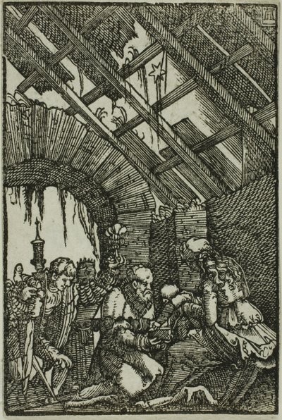 The Adoration of the Magi, kirjasta The Fall and Redemption of Man tekijältä Albrecht Altdorfer