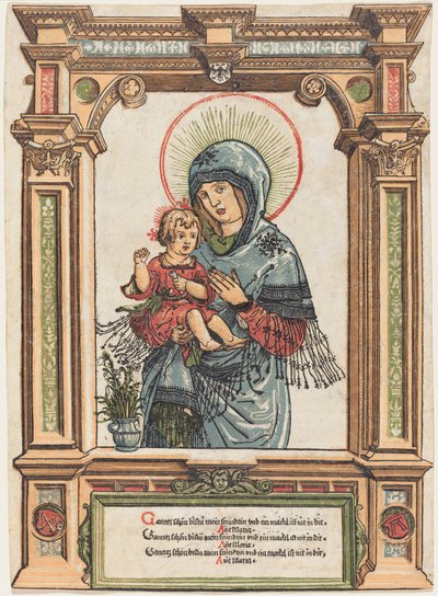 Regensburgin kaunis neitsyt, n. 15191520. tekijältä Albrecht Altdorfer