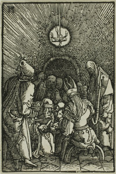 Ympärileikkaus, kirjasta The Fall and Redemption of Man tekijältä Albrecht Altdorfer