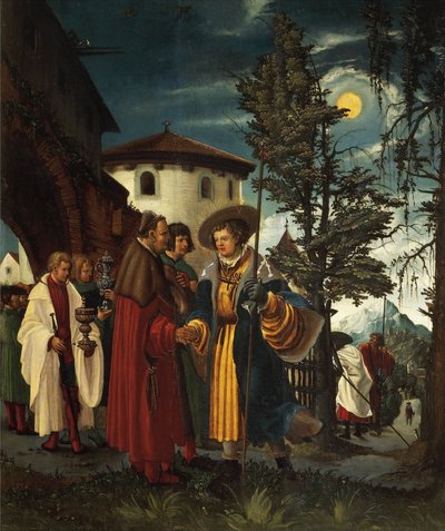 Pyhän Florianin lähtö tekijältä Albrecht Altdorfer