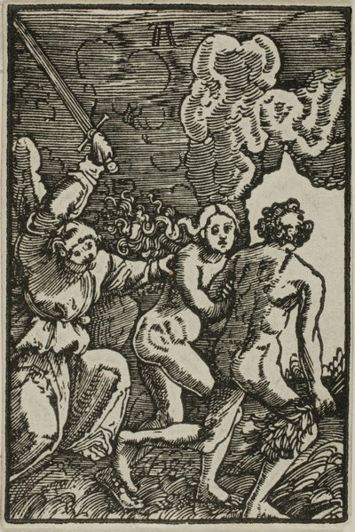 Karkotus paratiisista, ihmisen lankeemuksesta ja lunastus tekijältä Albrecht Altdorfer