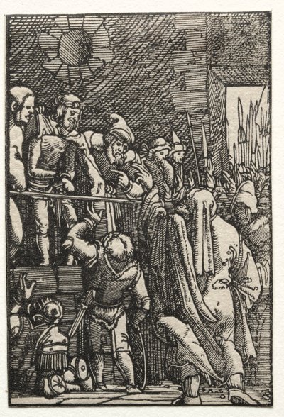 Ihmisen lankeemus ja lunastus: Ecce Homo, c. 1515. tekijältä Albrecht Altdorfer