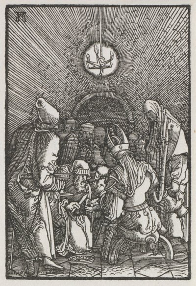 Ihmisen lankeemus ja lunastus: ympärileikkaus, n. 1515. tekijältä Albrecht Altdorfer