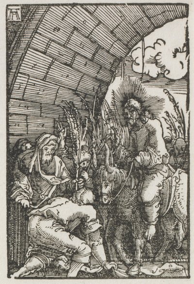 Ihmisen lankeemus ja lunastus: pääsy Jerusalemiin tekijältä Albrecht Altdorfer