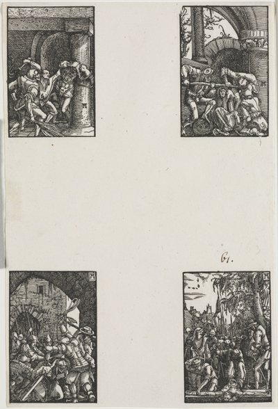 Ihmisen lankeemus ja lunastus, n. 1515. tekijältä Albrecht Altdorfer