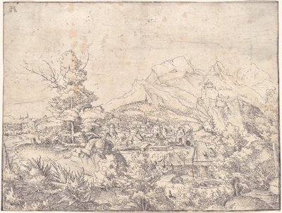 Suuri maisema vesimyllyllä tekijältä Albrecht Altdorfer