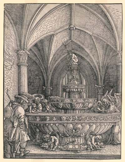 Pyhä perhe lennossa Egyptiin tekijältä Albrecht Altdorfer