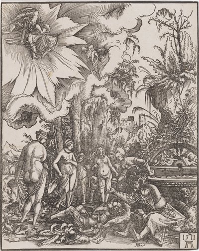 Pariisin tuomio, 1511. tekijältä Albrecht Altdorfer