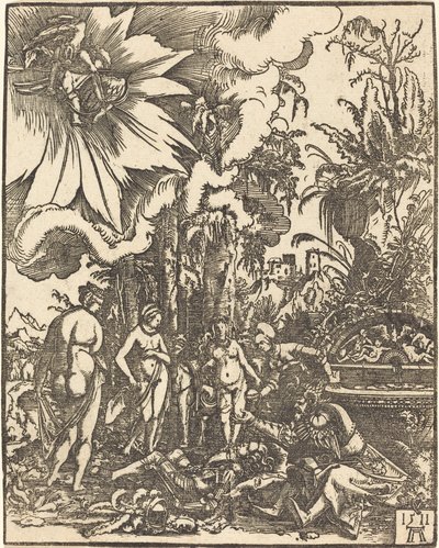Pariisin tuomio tekijältä Albrecht Altdorfer