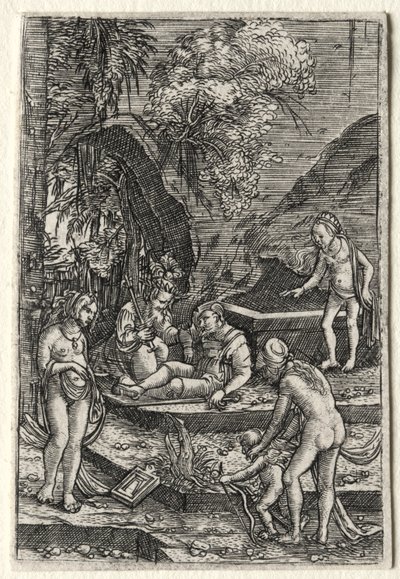 Pariisin tuomio, 1511. tekijältä Albrecht Altdorfer