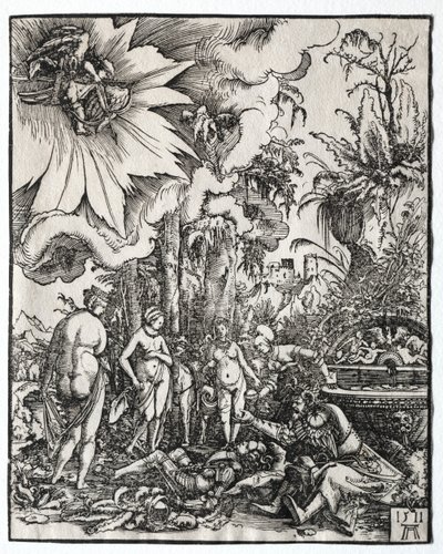 Pariisin tuomio, 1511. tekijältä Albrecht Altdorfer