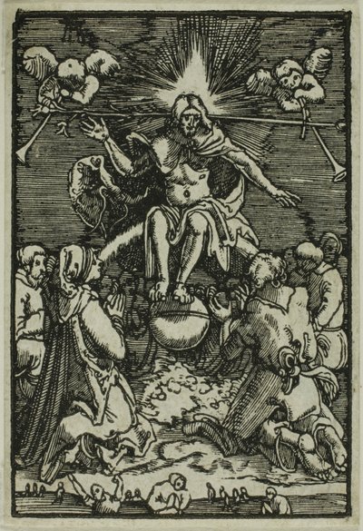 Viimeinen tuomio, kirjasta The Fall and Redemption of Man tekijältä Albrecht Altdorfer