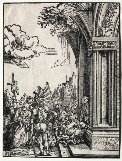 Viattomien verilöyly, 1511. tekijältä Albrecht Altdorfer