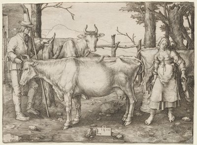 Maitotyttö tekijältä Albrecht Altdorfer