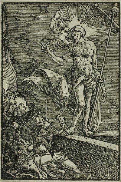 Ylösnousemus kirjasta The Fall and Redemption of Man tekijältä Albrecht Altdorfer