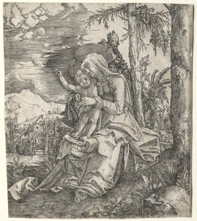 Neitsyt maisemassa tekijältä Albrecht Altdorfer