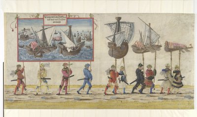 Keisari Maximilian I:n voittokulkue 1512-1515. tekijältä Albrecht Altdorfer