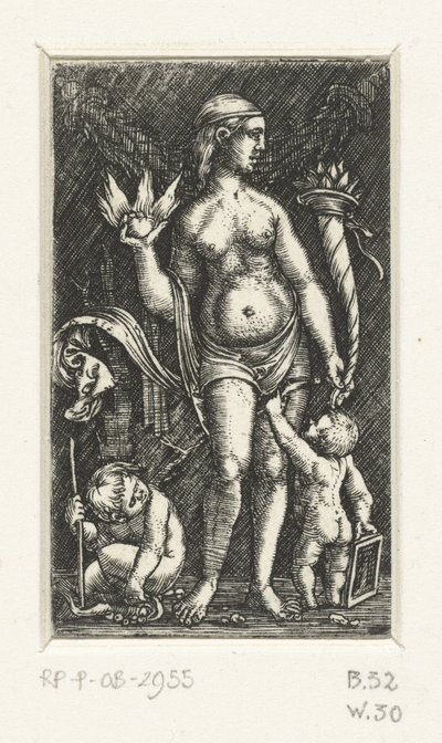 Venus kahdella putilla tekijältä Albrecht Altdorfer