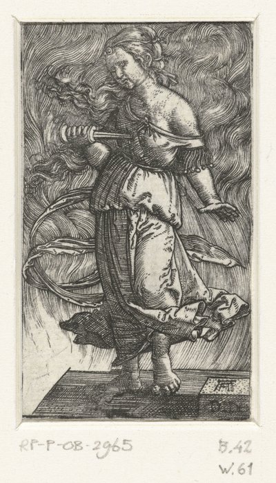 El suïcidi de Dido Acabat Dido (títol sobre objecte). tekijältä Albrecht Altdorfer