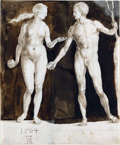 Aatami ja Eeva tekijältä Albrecht Dürer