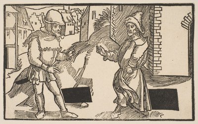 Adelphi, Terencen komedia, 1800-luvun uusintapainos.n.d. tekijältä Albrecht Dürer
