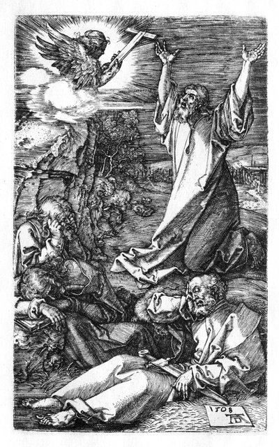 Ahdistus puutarhassa tekijältä Albrecht Dürer