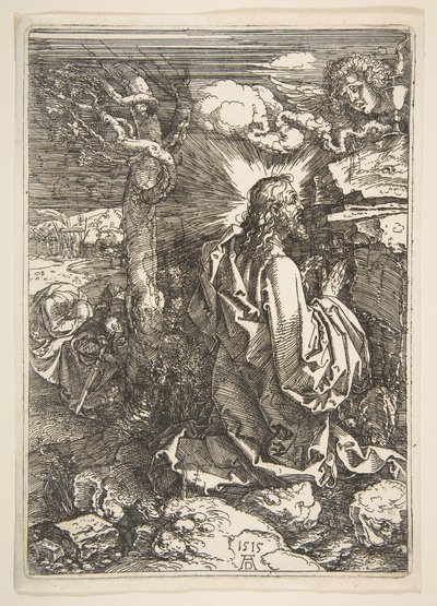 Agony in the Garden, 1515. tekijältä Albrecht Dürer