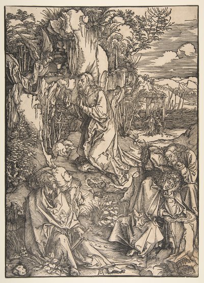 Agony in the Garden.n.d. tekijältä Albrecht Dürer