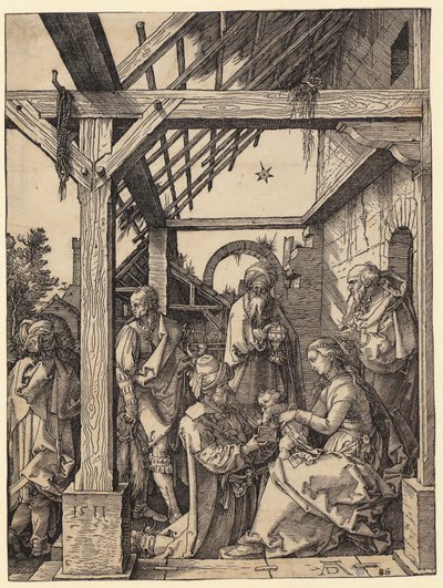 Kolmen kuninkaan palvonta tekijältä Albrecht Dürer