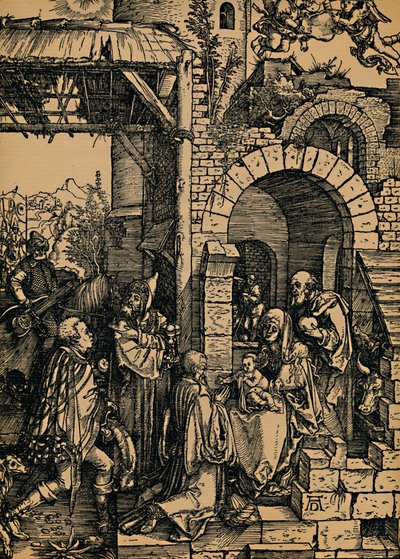 Kuninkaiden palvonta, Kuninkaiden palvonta, 1503-1504. tekijältä Albrecht Dürer
