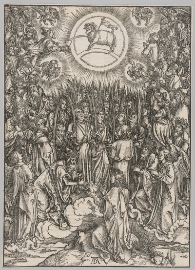 Apokalypsi: Karitsan palvonta – Valittujen hymni tekijältä Albrecht Dürer