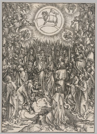 Apokalypsi: Karitsan palvonta – Valittujen hymni tekijältä Albrecht Dürer