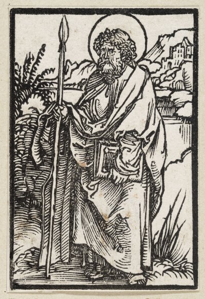 Apostoli Tuomas (63 uskonnollista kohtausta) tekijältä Albrecht Dürer