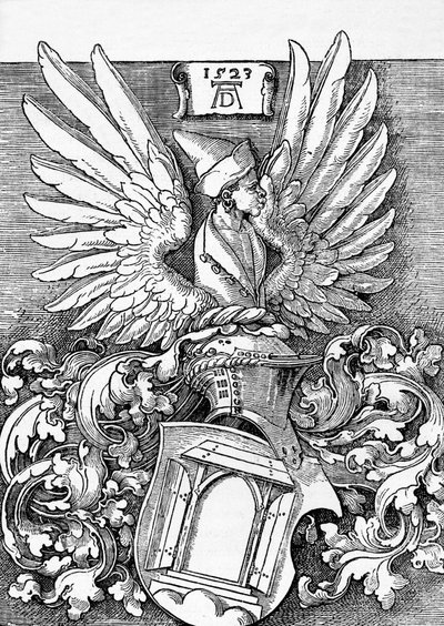 "Durerin perheen aselaakerit", 1523, 1906 tekijältä Albrecht Dürer