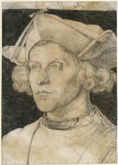 Nuoren miehen rintakuva tekijältä Albrecht Dürer