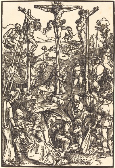 Golgata kolmella ristillä tekijältä Albrecht Dürer