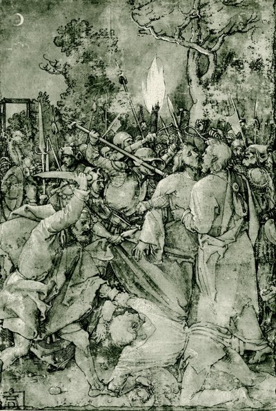 Kristuksen vangitseminen tekijältä Albrecht Dürer