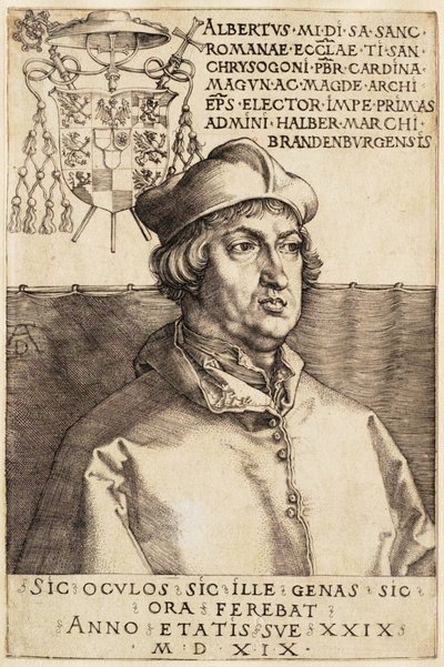 Brandenburgin kardinaali Albrecht (Pieni kardinaali) tekijältä Albrecht Dürer