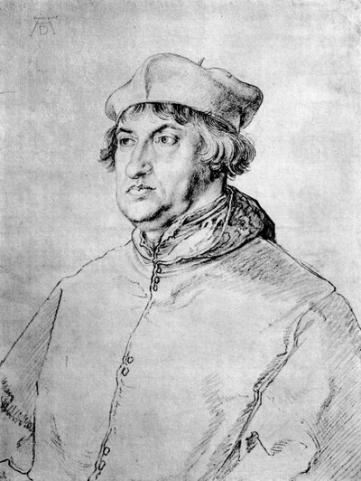 Brandenburgin kardinaali Albrecht, 1518, 1936 tekijältä Albrecht Dürer