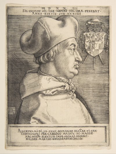 Brandenburgin kardinaali Albrecht.n.d. tekijältä Albrecht Dürer